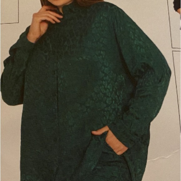 Juliet Deluxe Turkish Emerald Green Textured Set size L - Picture 3 of 4